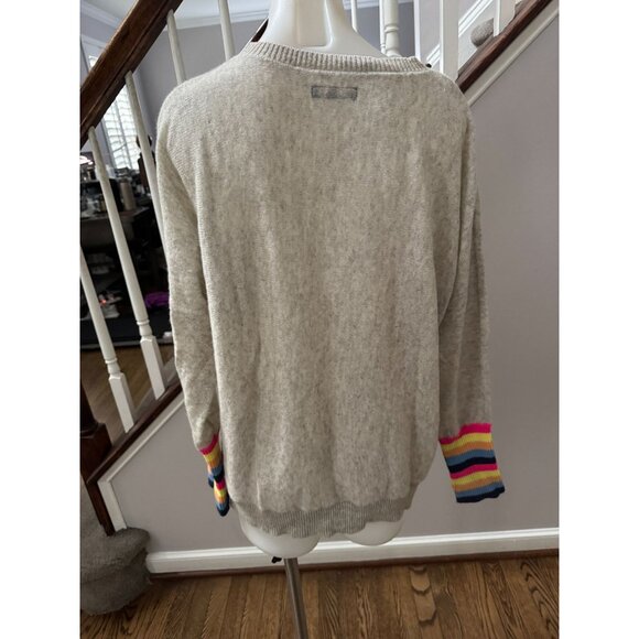 Michael Lauren Rupert LE Draped Sweater Large - Picture 4 of 5